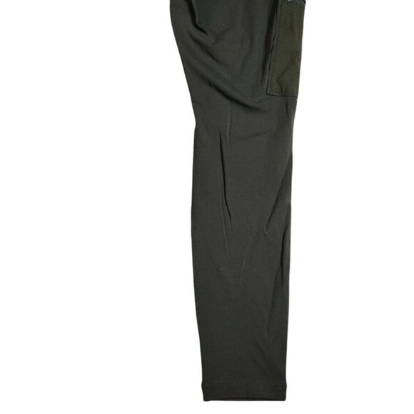 Athleta Headlands Hybrid Cargo II Leggings Tights Aspen Olive Green Size 12 - Picture 4 of 5
